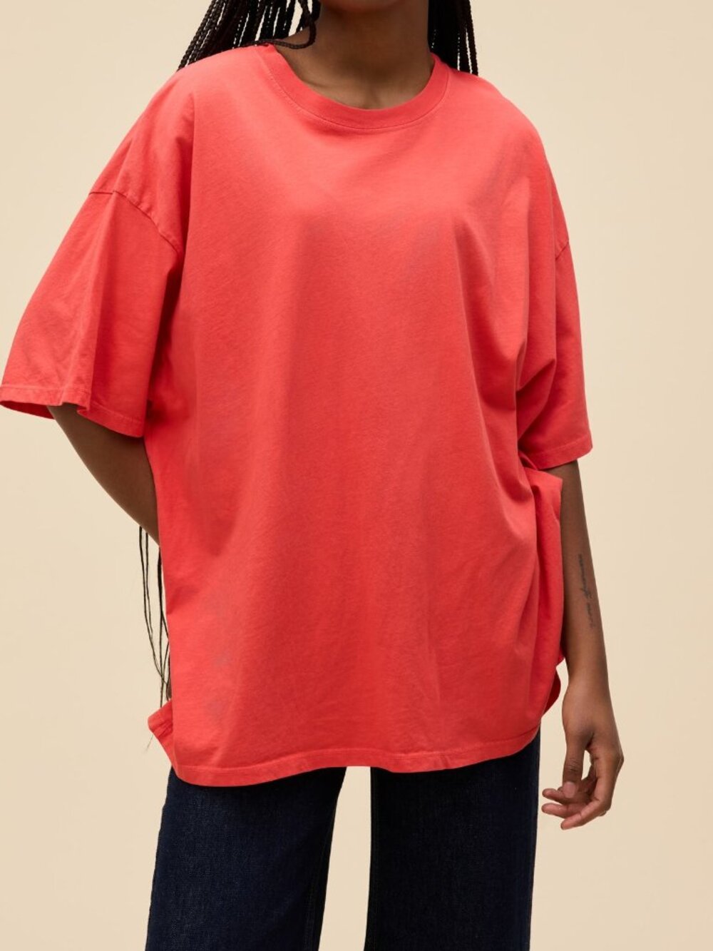 NEW DAYDREAMER solid oversized fit tee in watermelon 🍉 XL
